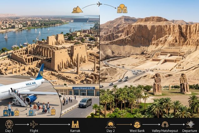 2-Day Luxor Highlights Tour by Flight from Cairo