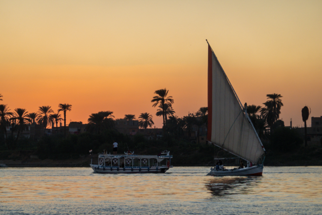 Sunset Felucca Ride on the Nile in Luxor