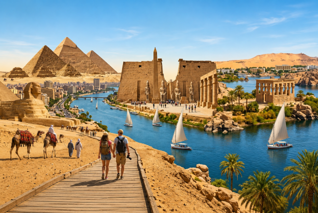 10-Day Pharaohs Luxury Egypt Journey: Cairo, Luxor, Aswan, Abu Simbel & Nile Cruise with Flights