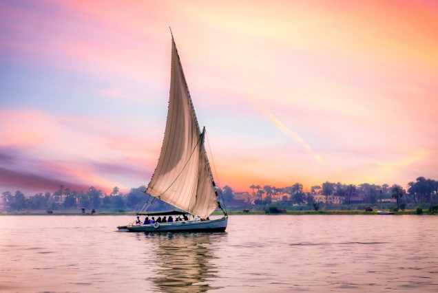 Sunset Felucca Ride on The Nile in Luxor